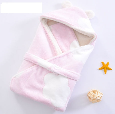 Solid-Color Velvet Swaddle Blanket