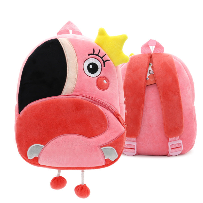 Kids' Plush Animal Backpack