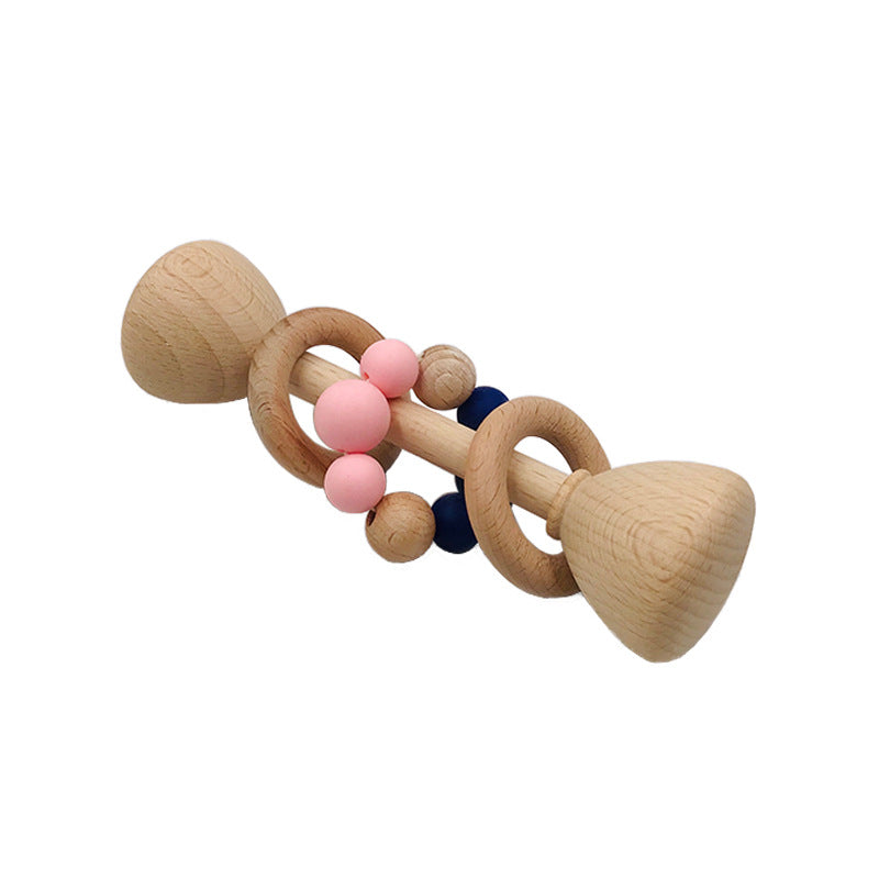 Beech Wood Rattle & Teether