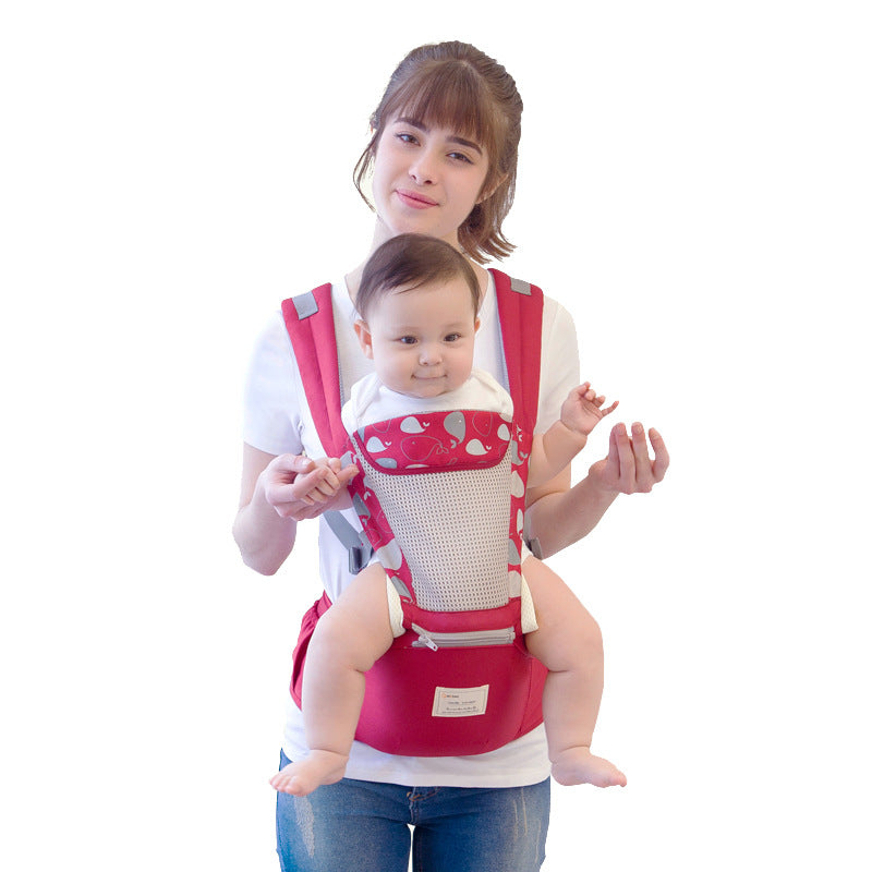 Cotton Baby Waist-Stool with Shoulder Strap