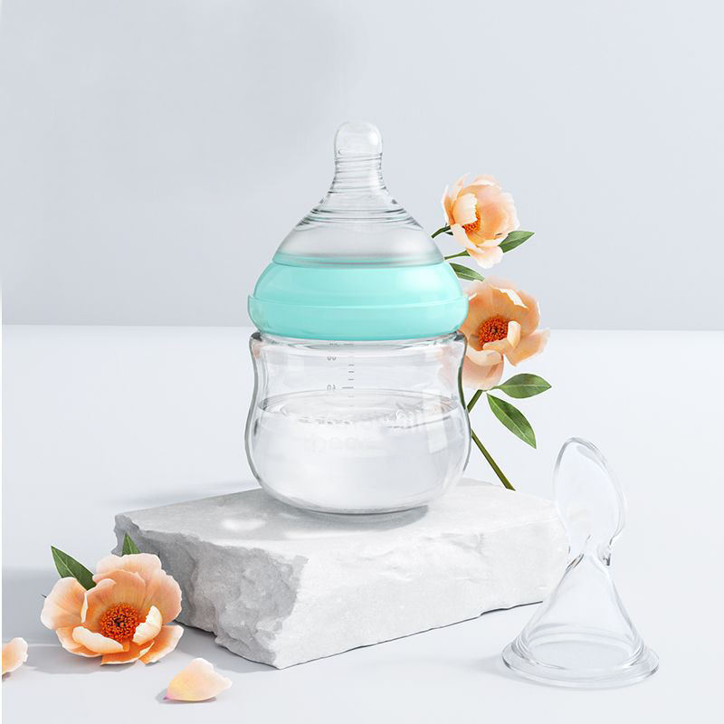 Borosilicate Glass Feeding Spoon Bottle Set