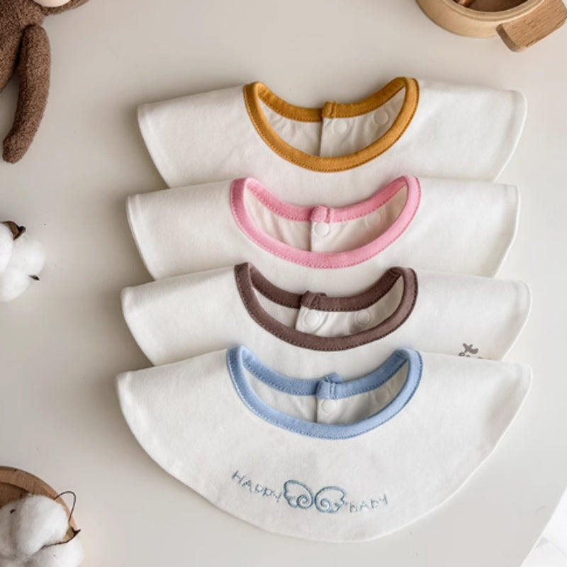 Waterproof Cotton Bib Set (3-Pack)