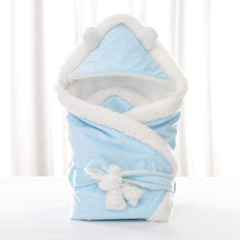 Solid-Color Velvet Swaddle Blanket