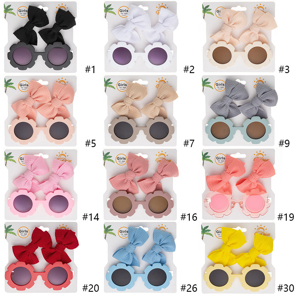 Baby Sunglasses & Hair Clip Set