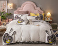Coral Velvet Princess Bedding Set (4-Piece)