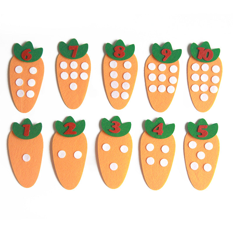 Number Carrot 1–10 Counting Toy