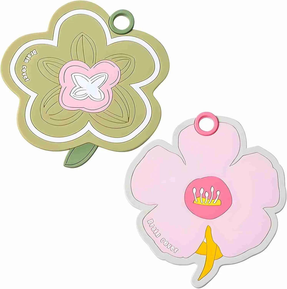 Silicone Flower Drain Cover (2-Pack)