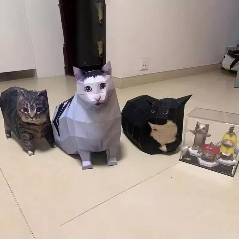 Origami Cat Paper-Folding Craft Kit