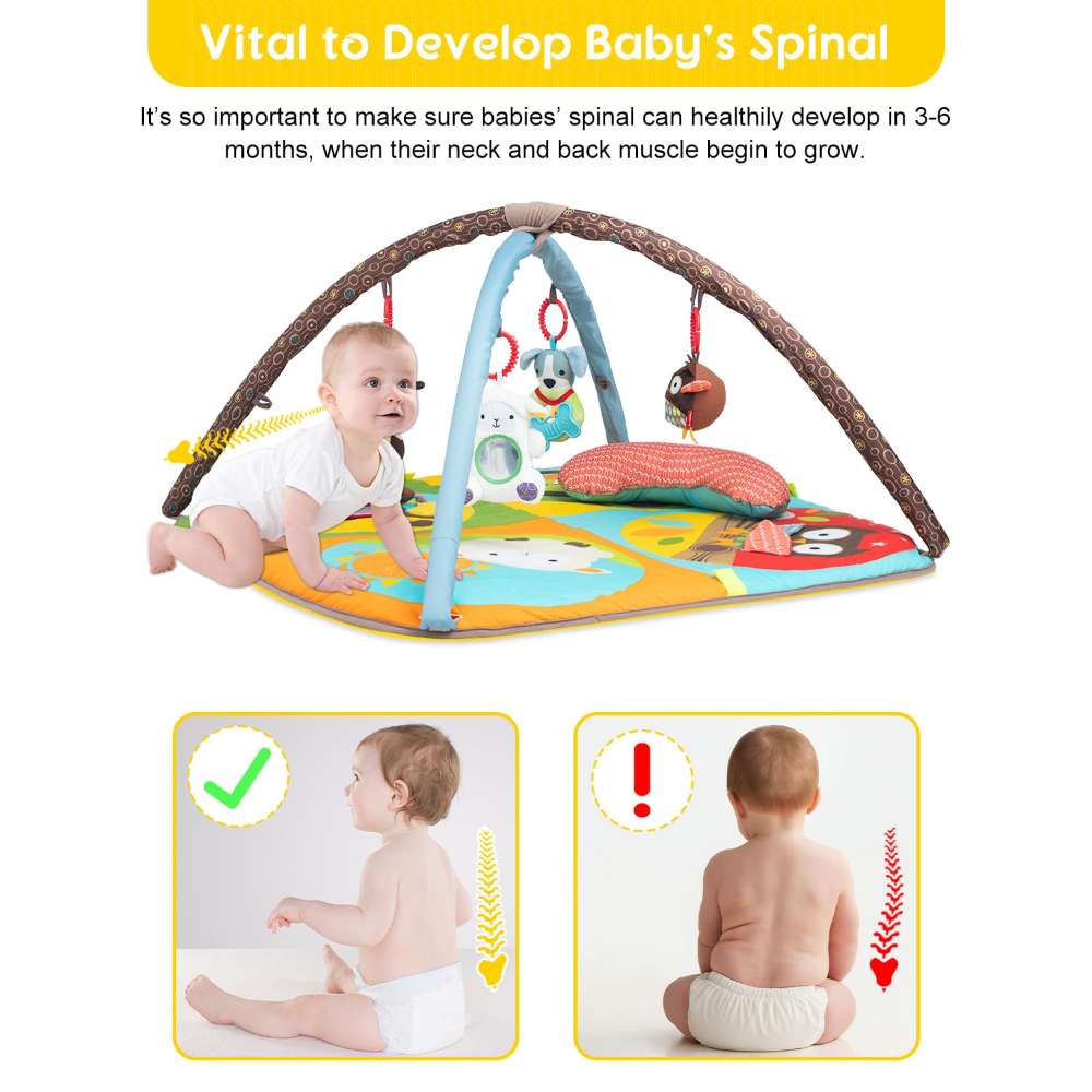 Zoo-Theme Baby Play Gym