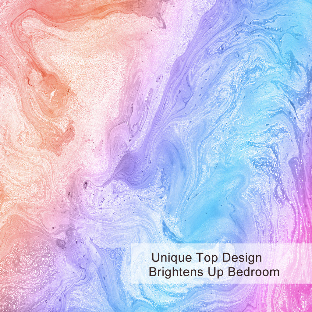 Rainbow Glitter Ombre Duvet Set