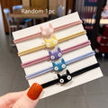 Girls' Cartoon Hair Ties (5-Pack)