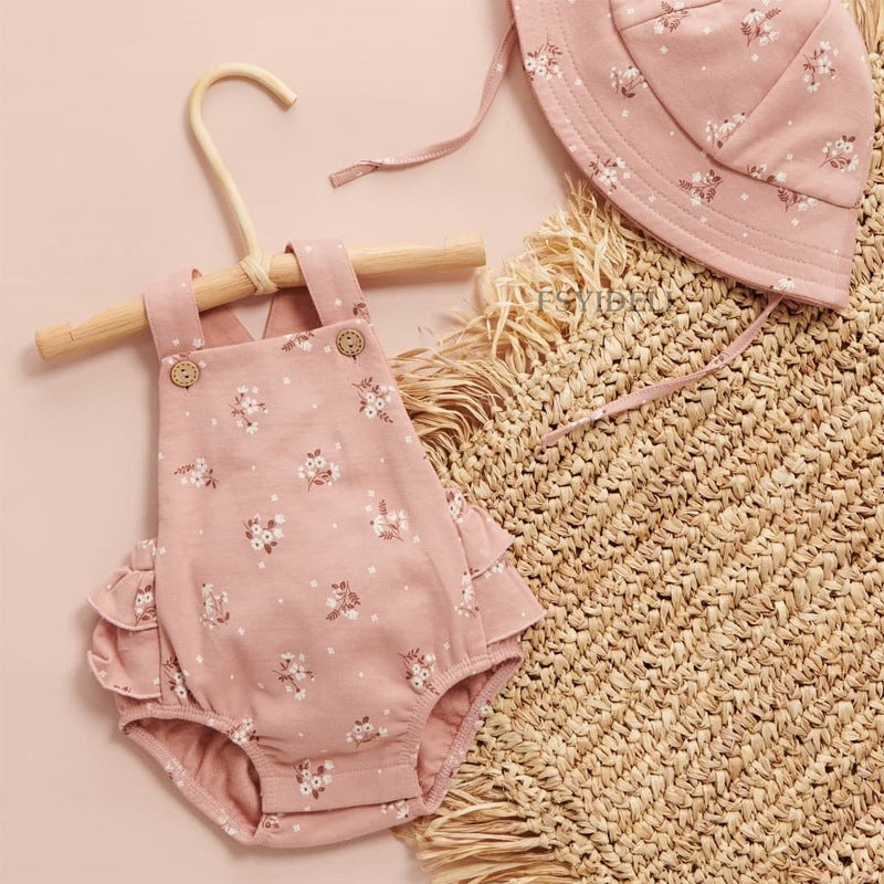 Baby Girl Ruffle Sling Bodysuit