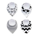 Cotton Bandana Bib Set (4-Pack)