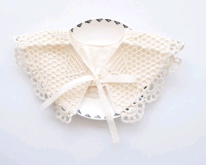 360° Cotton Drool Bib with Bow