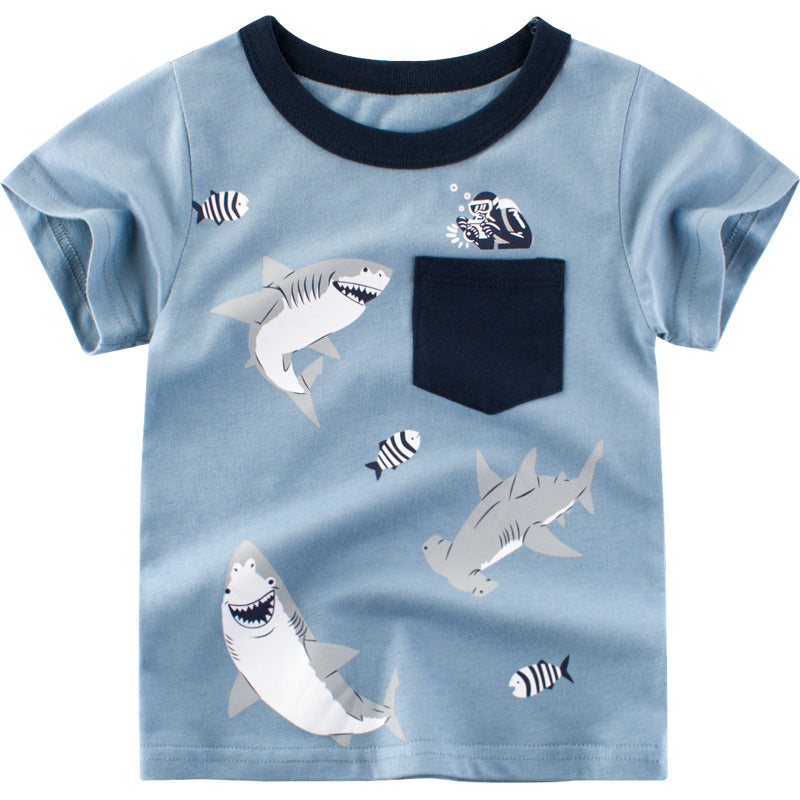 Kids' Cartoon Animal Tee