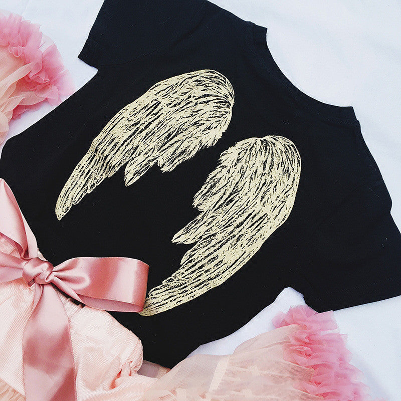 Kids' Angel-Wing Print Tee