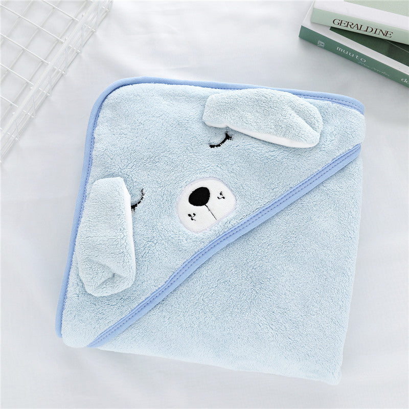 Baby Hooded Swaddle Bath Towel