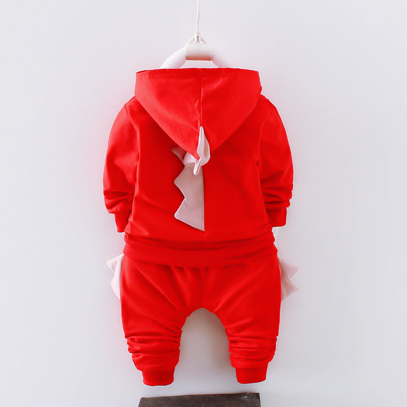 Boys' Cotton Long-Sleeve Sport Set