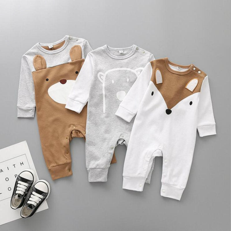 Baby Cotton Long-Sleeve Onesie