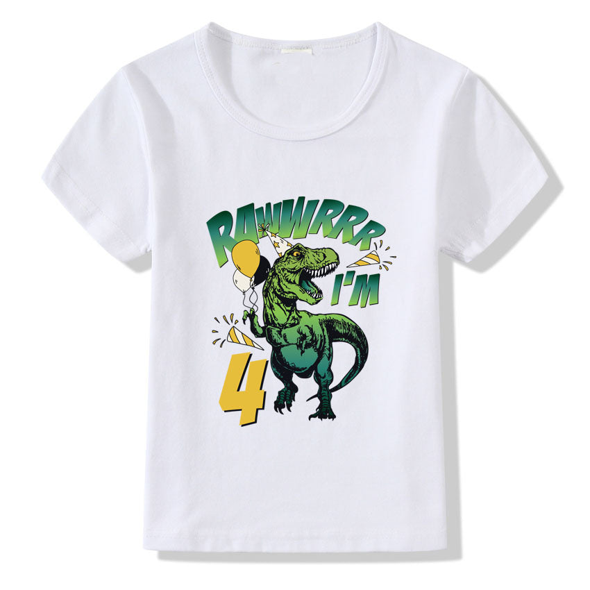 Kids' Birthday Number Tee