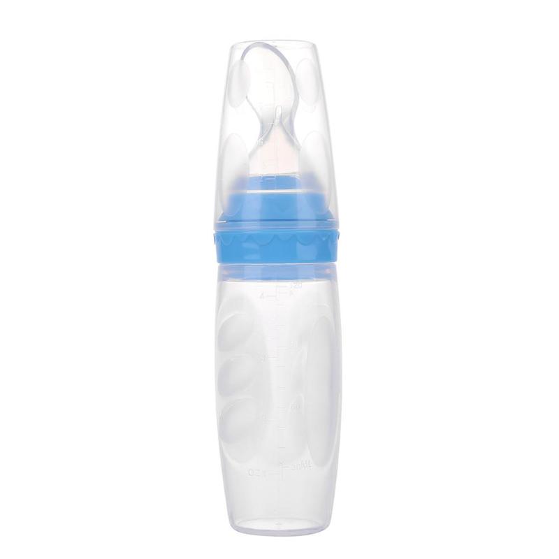 Silicone Squeeze Feeding Spoon