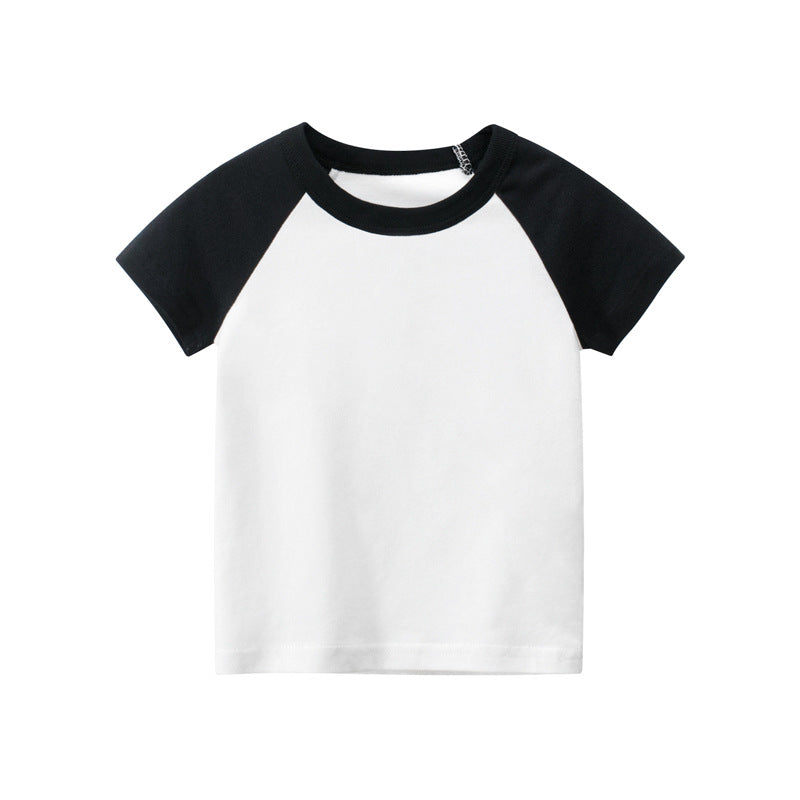 Kids' Solid-Color Cotton Tee