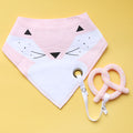 Plush Bib with Silicone Teether