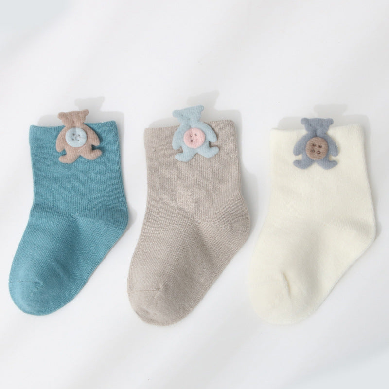 Baby Cartoon Boneless Cotton Socks