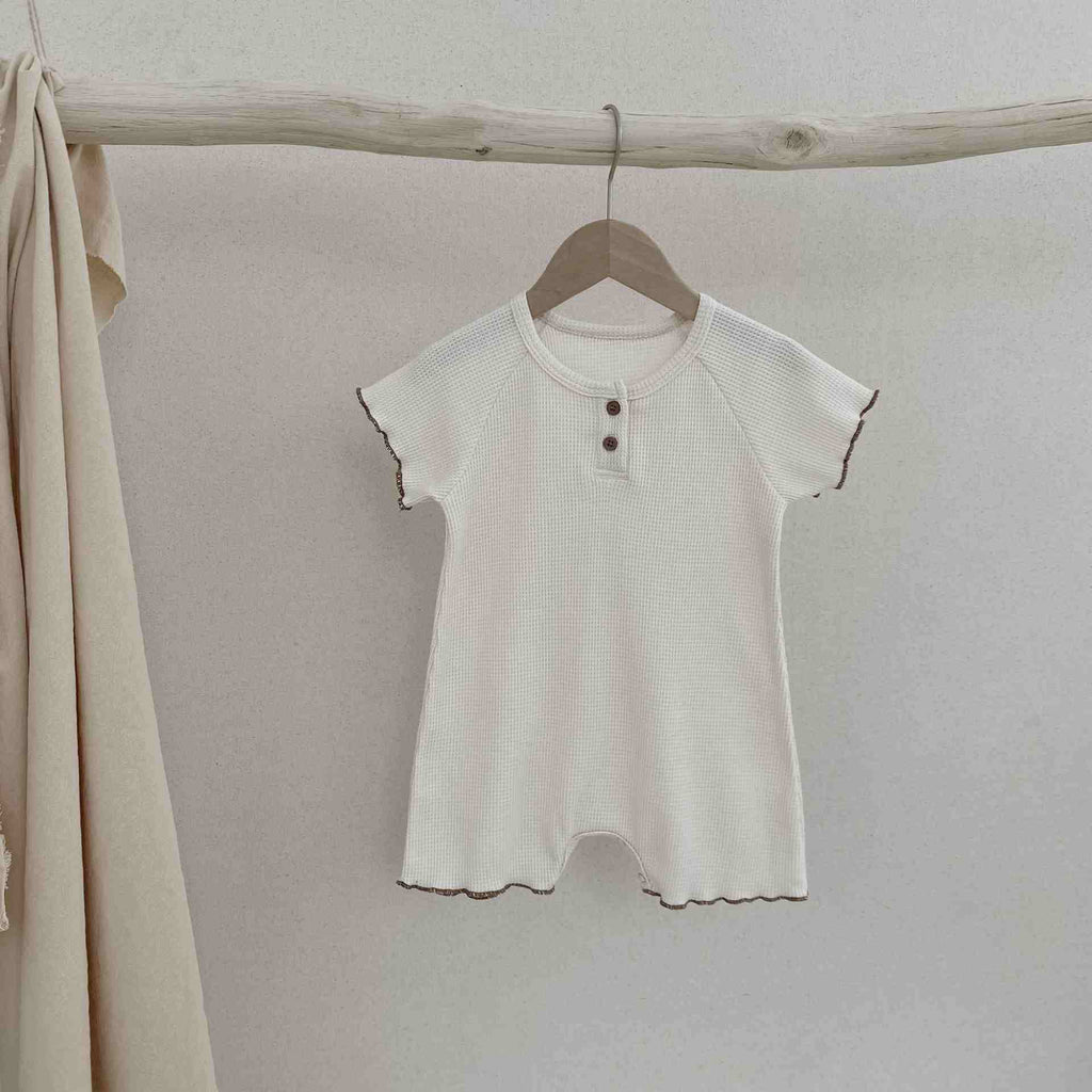 Baby Short-Sleeve Going-Out Romper