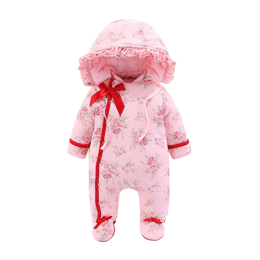 Baby Thickened Detachable-Hood Onesie
