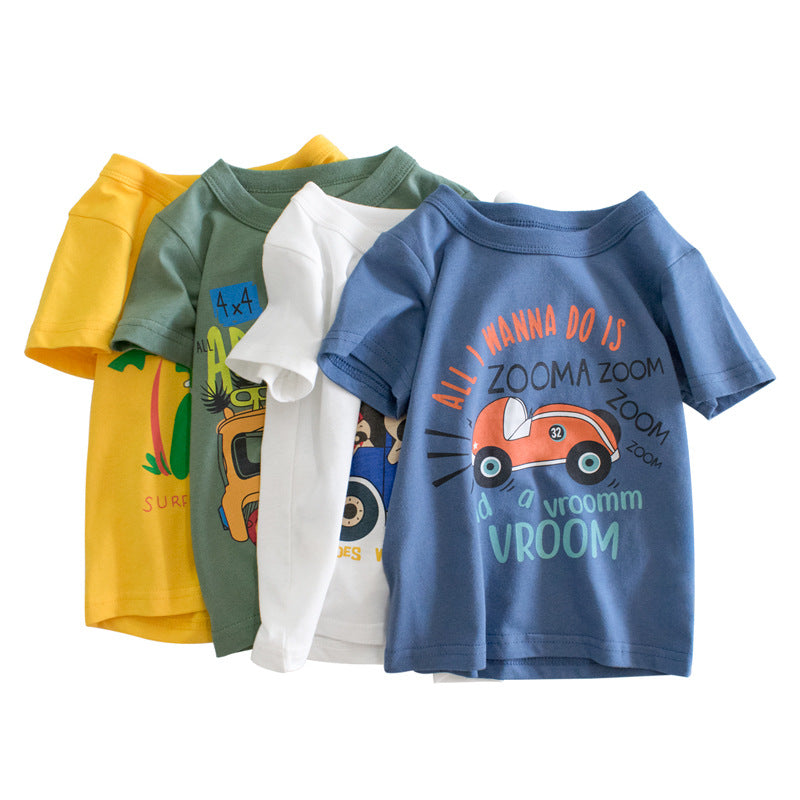Kids' Round-Neck Cotton Tee