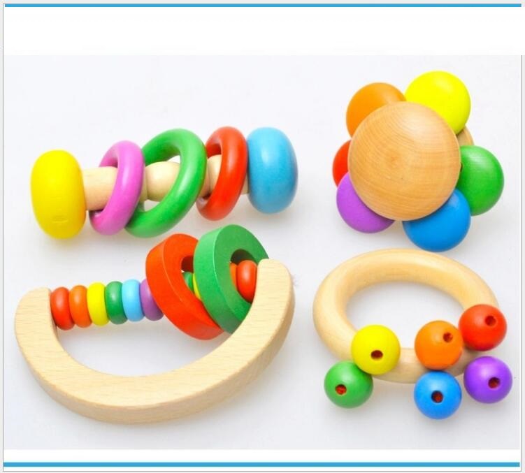 Wooden Hand Rattle