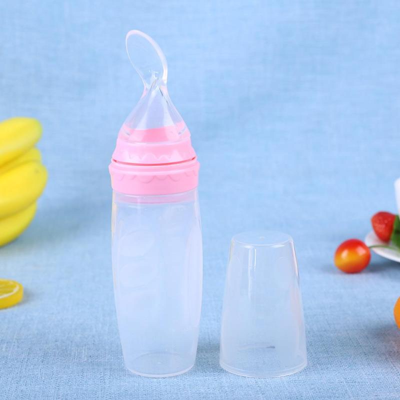 Silicone Squeeze Feeding Spoon