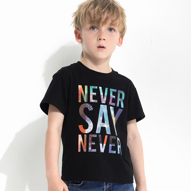 Kids' Letter-Print Sport Tee