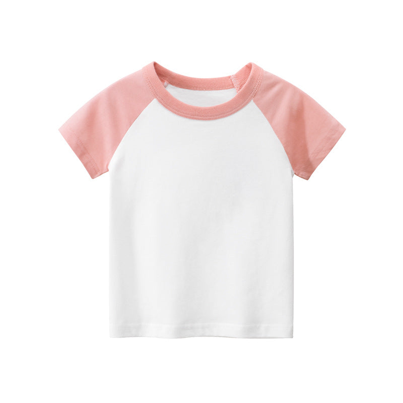 Kids' Solid-Color Cotton Tee