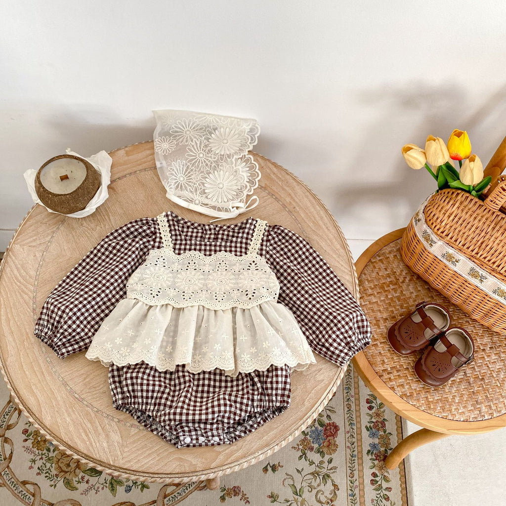 Baby Girl Lace Skirt Romper