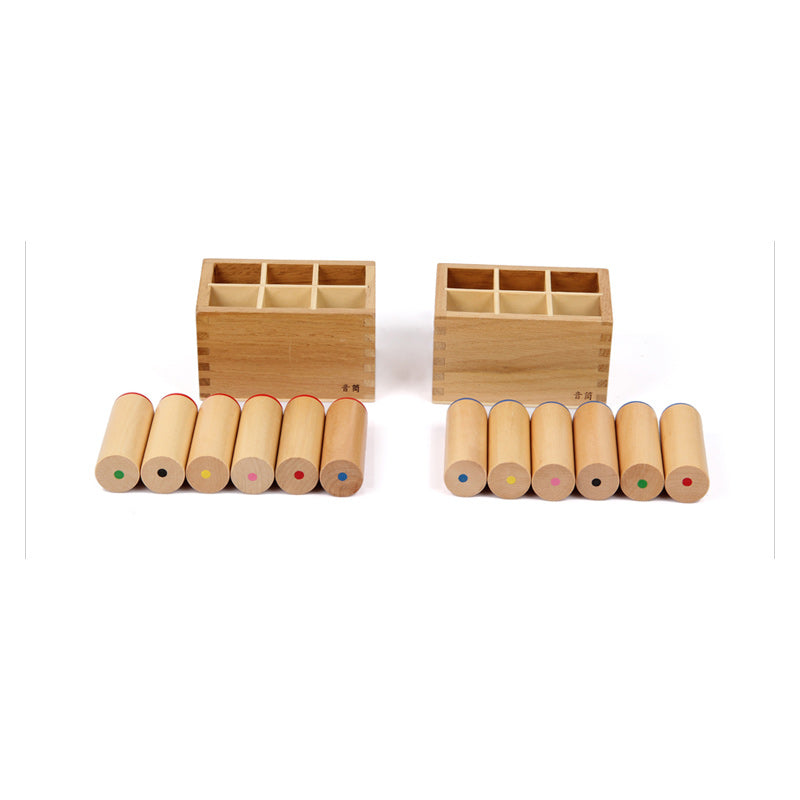 Wooden Sound-Matching Cylinders