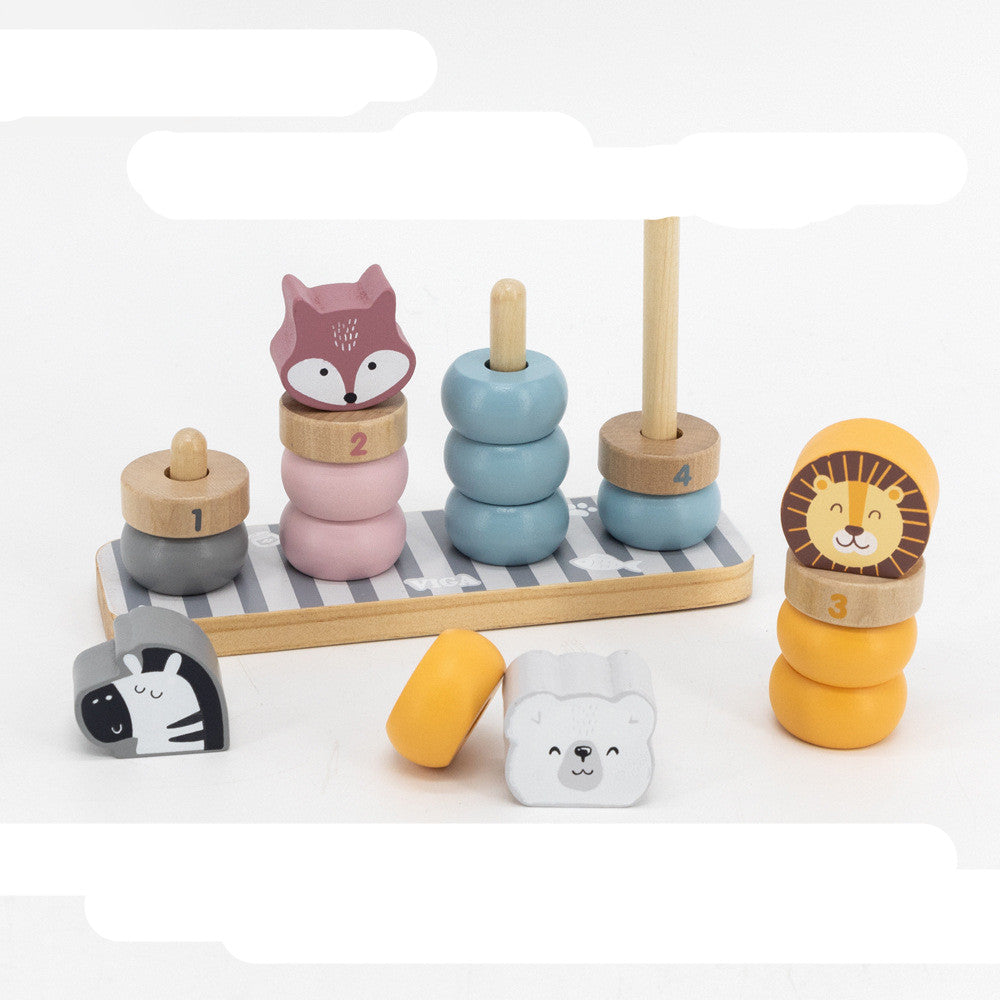 Wooden Animal Bead Blocks