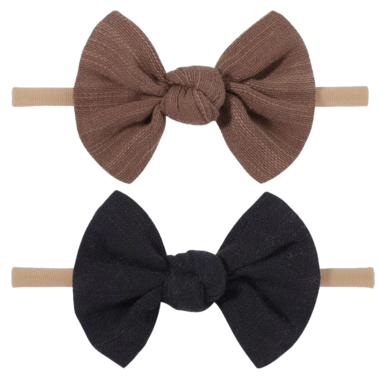 Baby Girl Nylon Bow Headbands