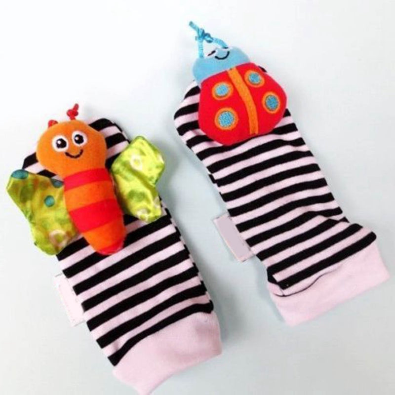 Newborn Wrist & Sock Rattle Set