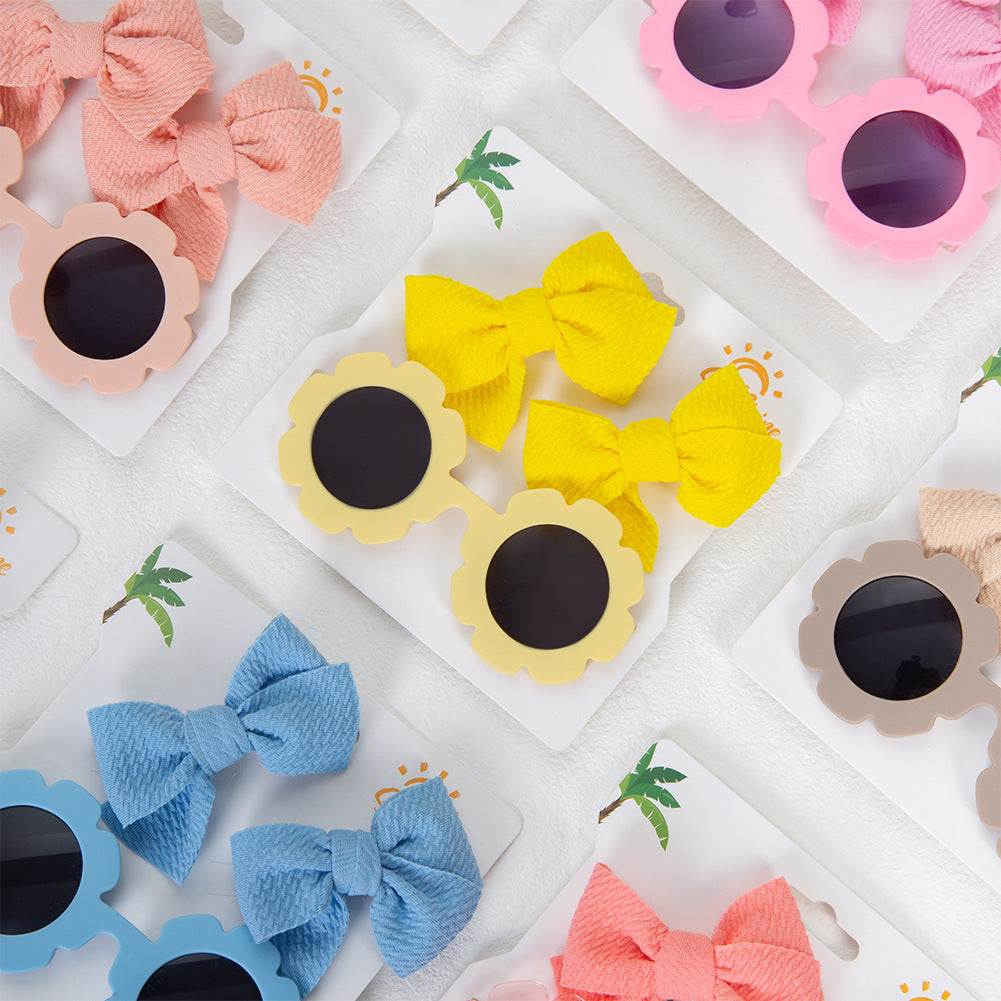 Baby Sunglasses & Hair Clip Set