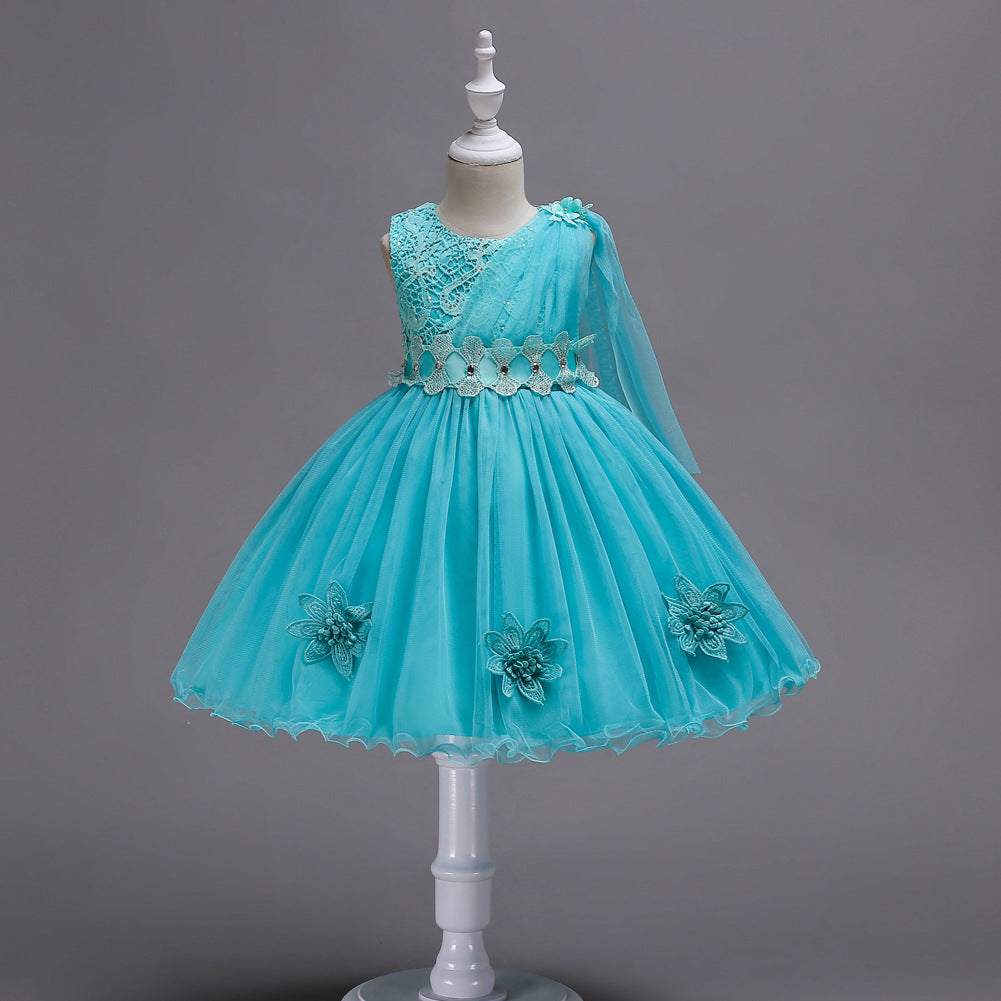 Baby Girl Satin-Blend Dress