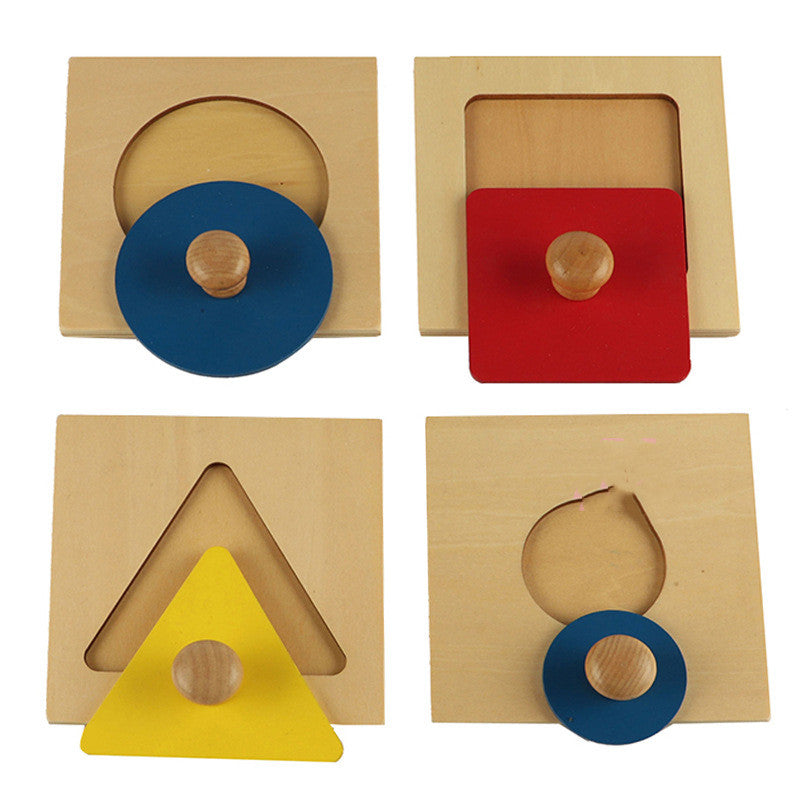 Wooden Geometric Sensory Puzzle