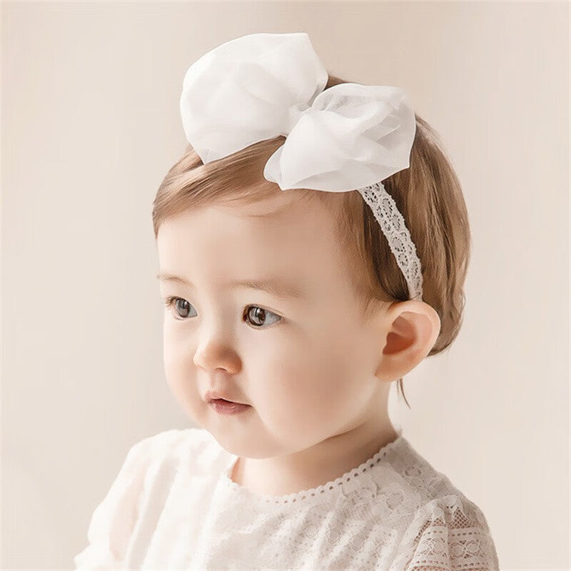 Baby Girl Lace Bow Headband