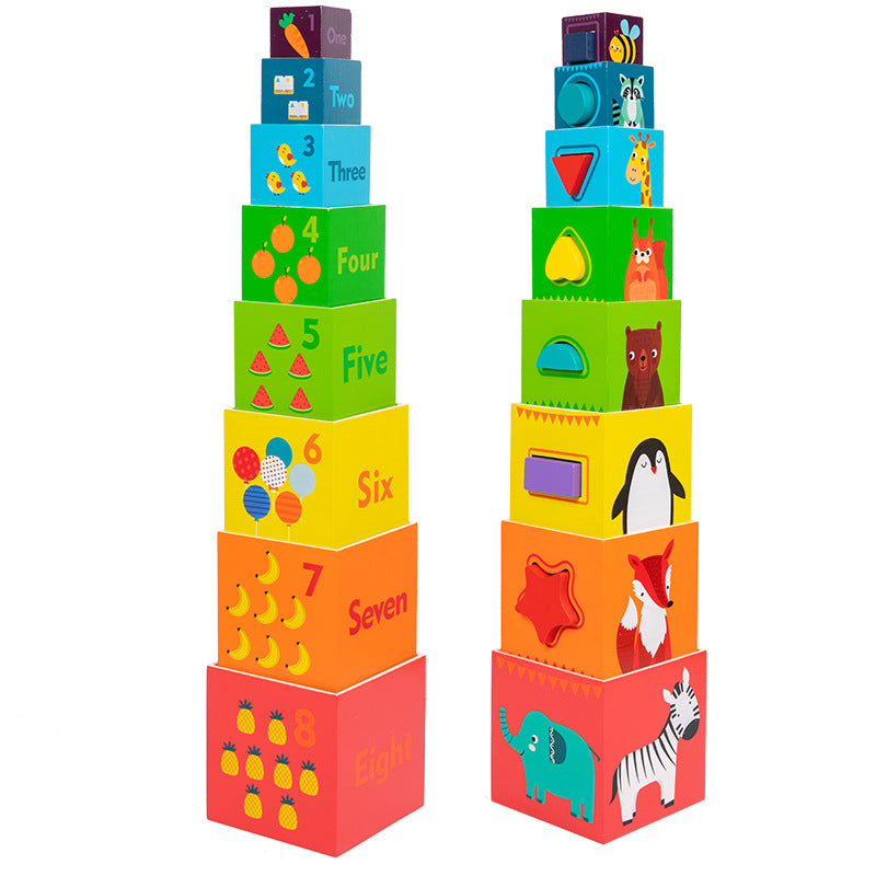 Wooden Number & Planet Stacking Set