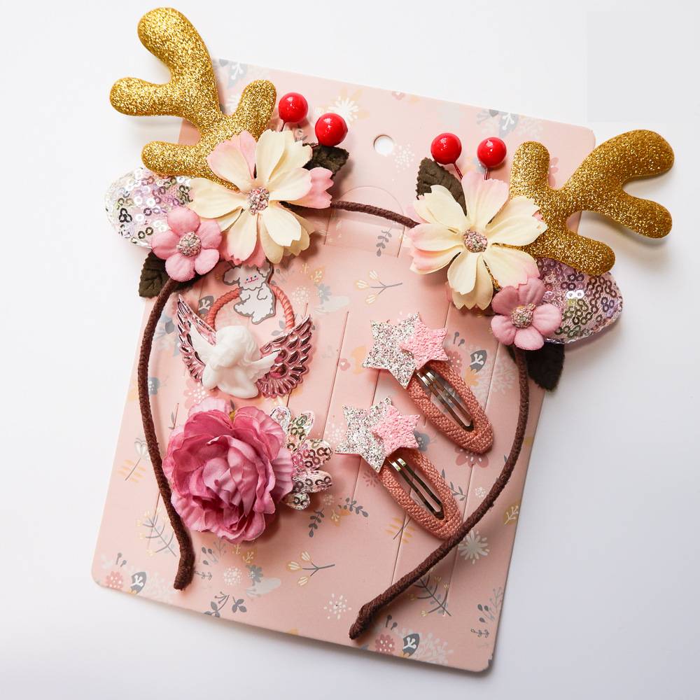 Kids' Christmas Hair Clips