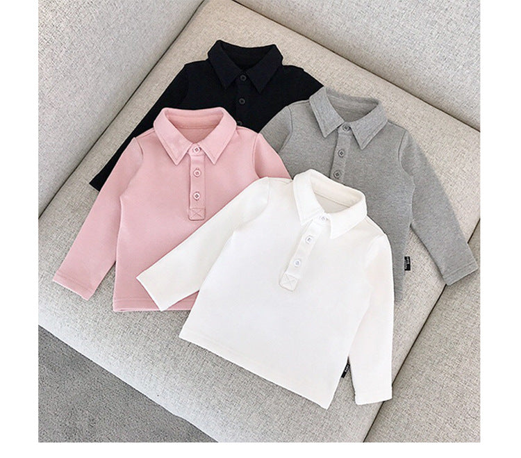 Baby Long-Sleeve Polo Tee