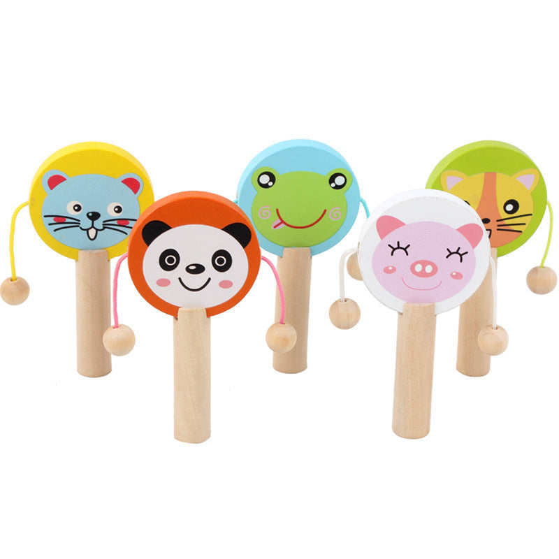 Wooden Rattle Drum