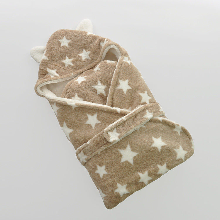 Coral Fleece Star Hug Blanket