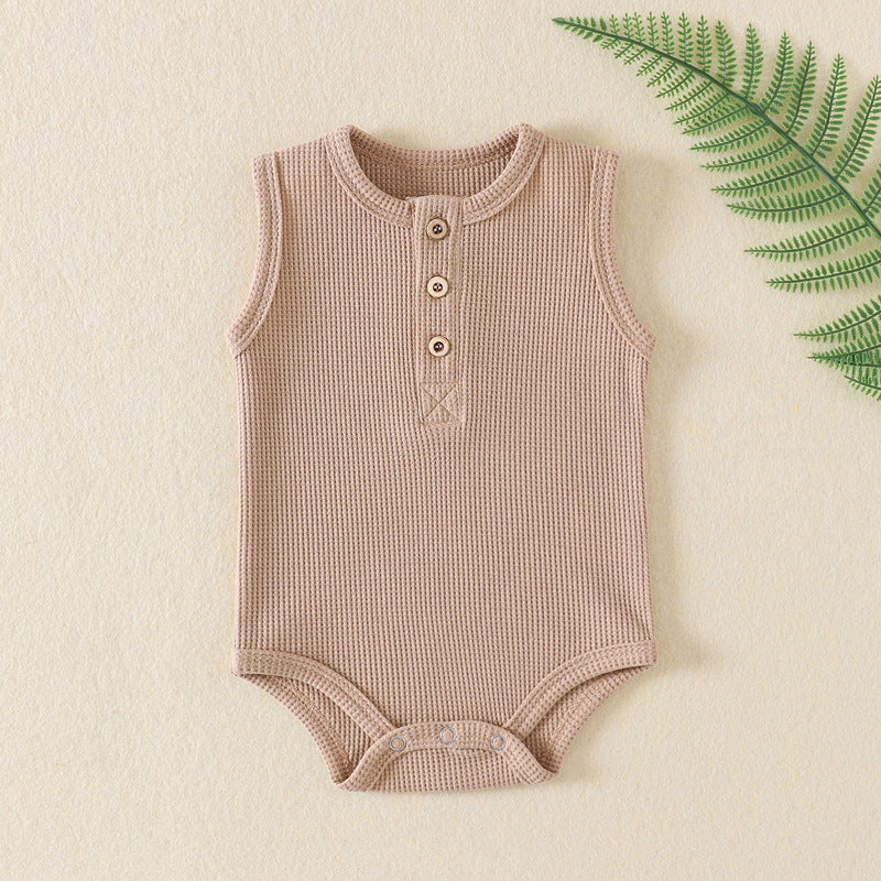 Newborn Knitted Sleeveless Romper